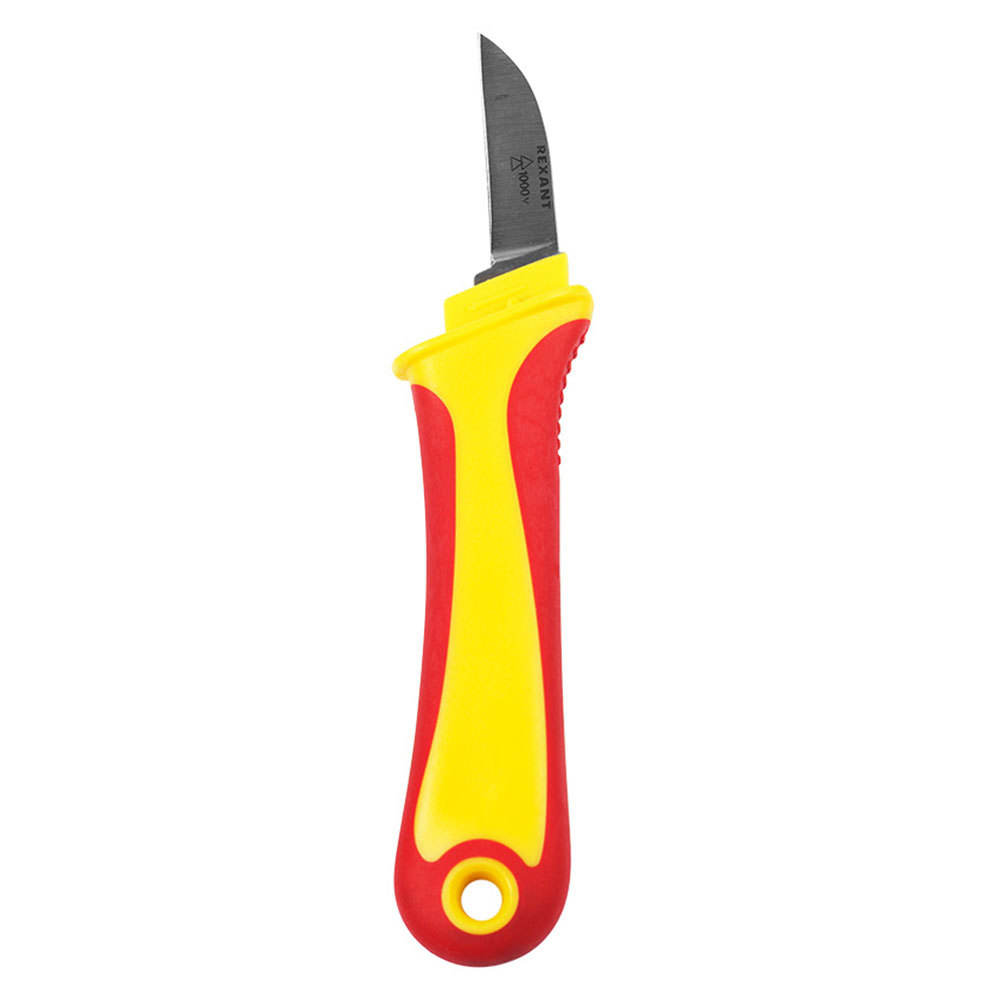 Нож монтажника 180 мм Rexant для удаления изоляции (12-4936) нож 180 мм rexant кабельный 12 4937 для снятия изоляции