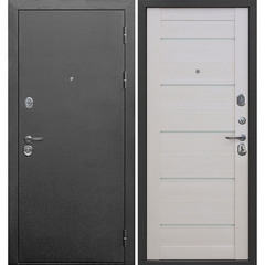 Дверь входная Ferroni 9СМ правая антик серебро - лиственница бежевая 960х2050 мм