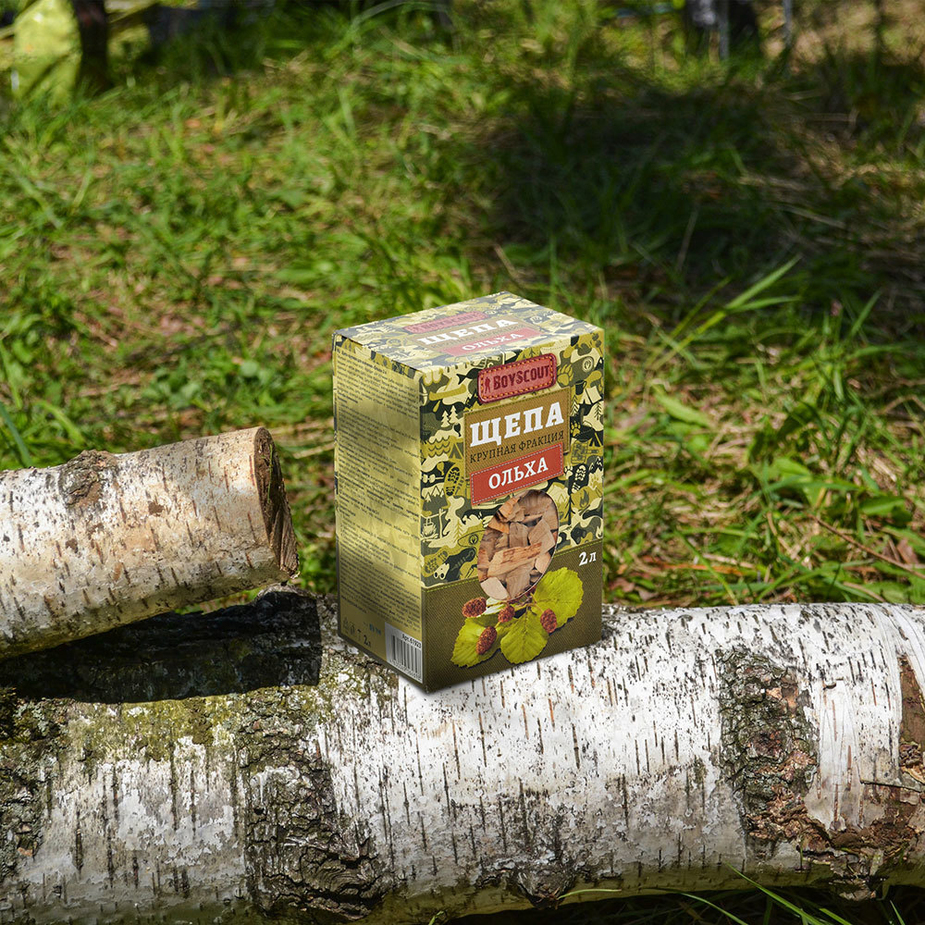 Щепа для копчения ольха Boyscout 0,49 кг 2 л — купить в Петровиче в ...