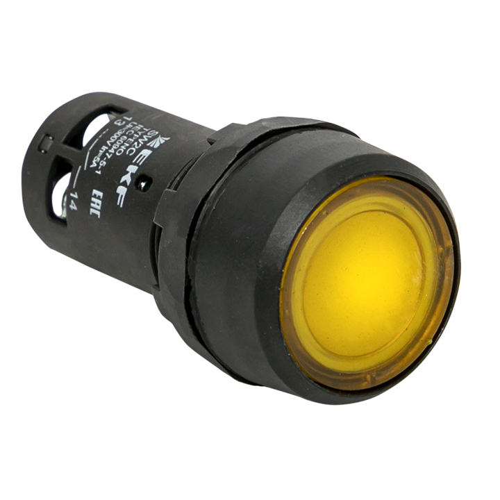 Кнопка плоская EKF PROxima SW2C-10D 230 В IP54 без фиксации с подсветкой желтая (sw2c-md-y) аппаратура управления приемник futaba 7pxr r334sbse f24p1dx