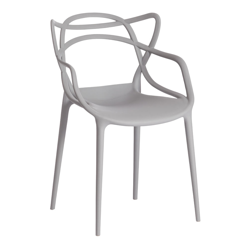 Стул-кресло Cat Chair серый (19626) роскошные бытовые стулья можно укладывать квадратный стул современный искусственный круглый креативный стул для гостиной маленький сту