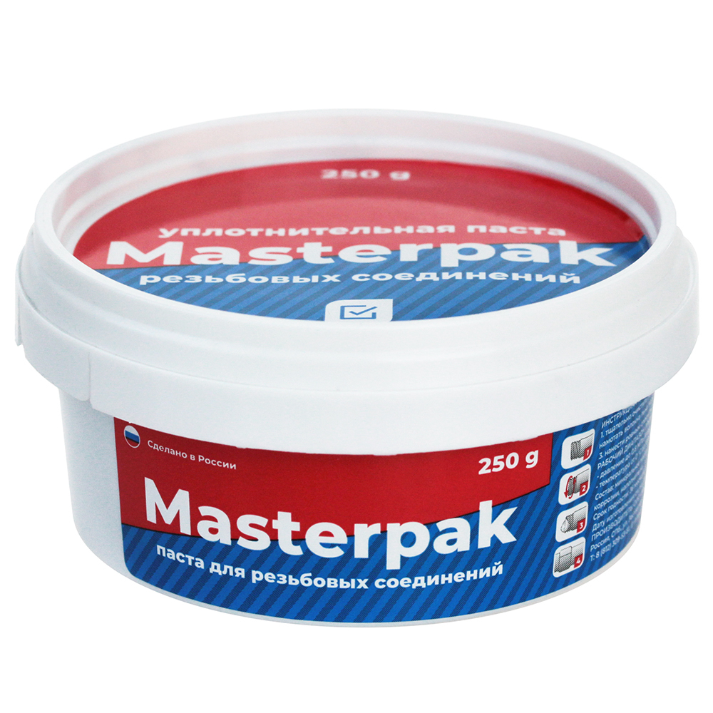 Паста уплотнительная Masterpak 250 г паста уплотнительная masterpak 70 г