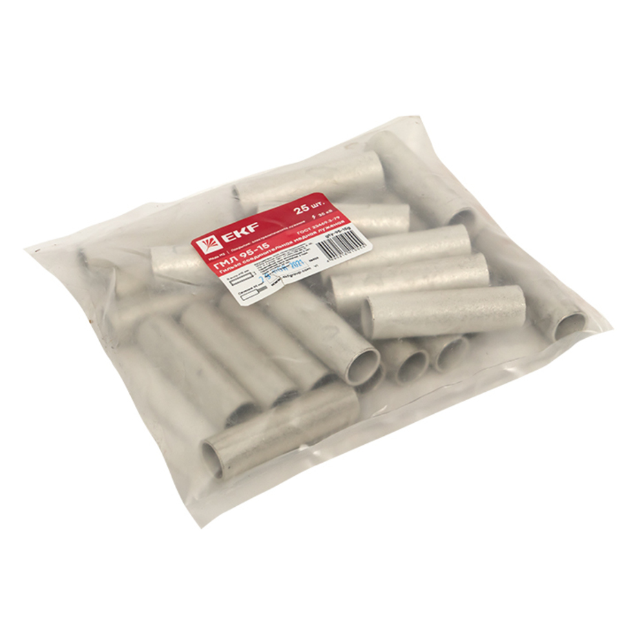 Гильза кабельная медная луженая EKF PROxima ГМЛ d15 мм 95 кв.мм (25 шт ...