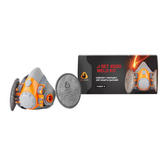 Полумаска Jeta Safety (WeldKit6500-M) P3 с фильтрами в комплекте (1 шт.)