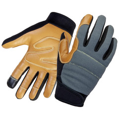 Перчатки Jeta Safety Omega (JAV06) кожаные виброзащитные 9 (L) коричневые