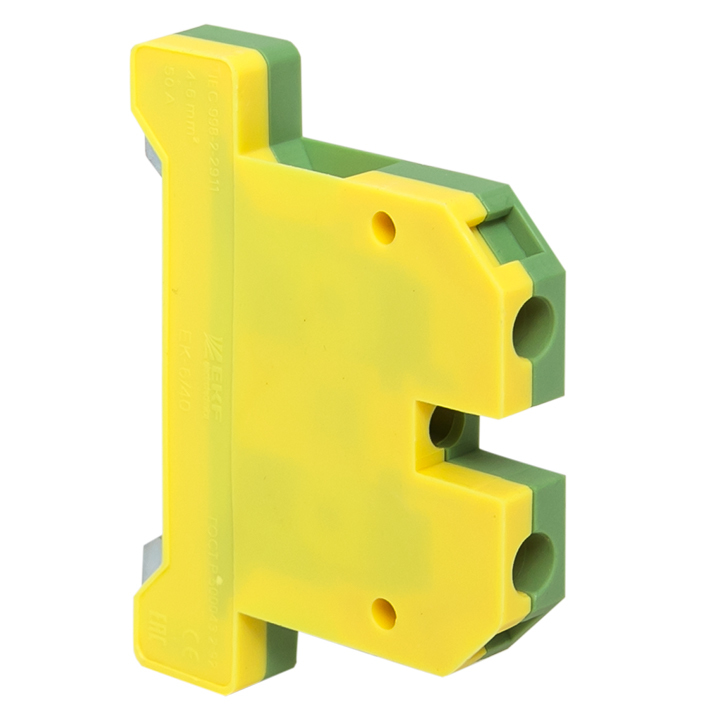 Колодка клеммная винтовая EKF PROxima 6 кв.мм желто-зеленая (40 шт.) (plc-ek-6/40) 100 шт e1508 e1510 e1512 e1518 изолированные наконечники клеммная колодка концевой провод соединитель обжимной терминатор для 1 5 мм2 16 awg