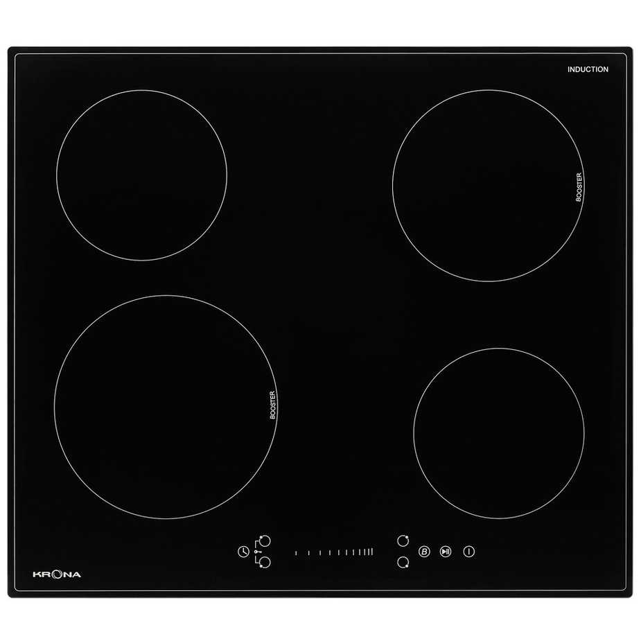 Варочная панель индукционная Krona Forte 60 4 конфорки черная — купить ...