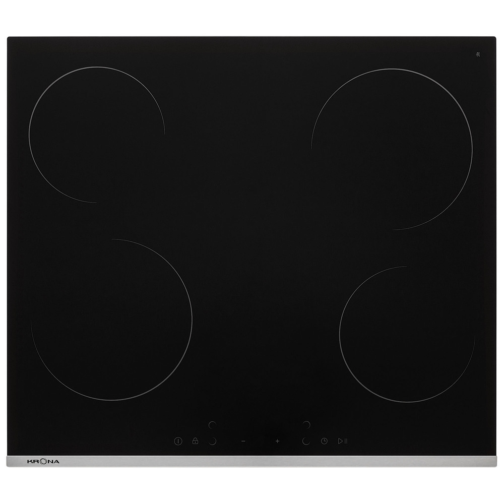 Варочная панель индукционная Krona Grund 60 4 конфорки черная варочная панель индукционная krona eterno 60 4 конфорки черная