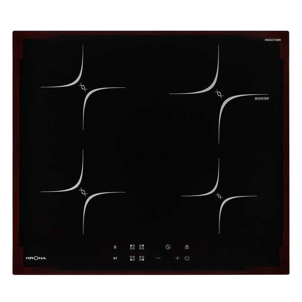 фото Варочная панель индукционная krona virgola 60 4 конфорки черная