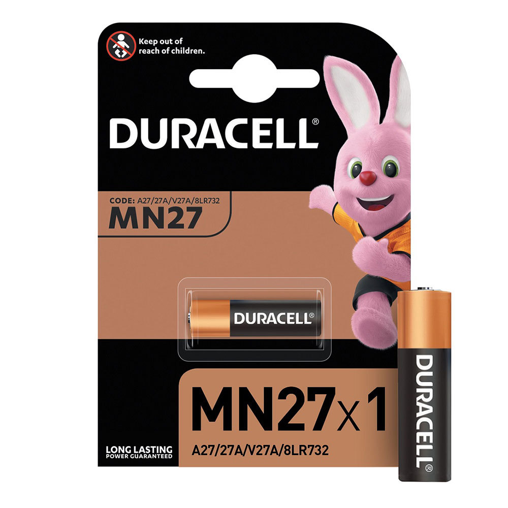 Батарейка Duracell (A0000027) MN таблетка MN27 12 В (1 шт.) батарейки duracell mn27 12в 1 шт
