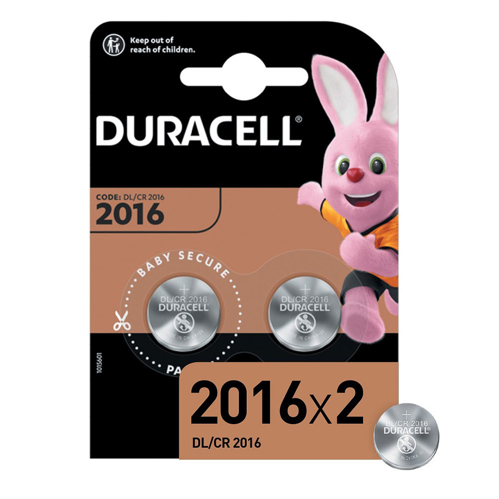 Батарейка Duracell (Б0037271) таблетка CR2016 3 В (2 шт.) литиевая батарейка типа таблетка duracell