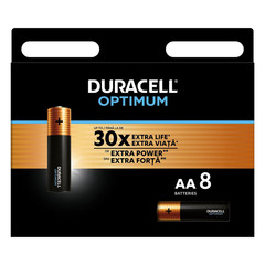 Батарейка Duracell OPTIMUM (Б0056024) АА пальчиковая LR6 1,5 В (8 шт.)