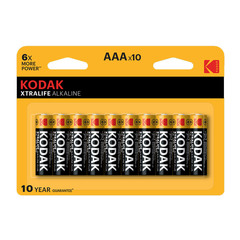 Батарейка Kodak Xtralife (Б0014331) ААА мизинчиковая LR03 1,5 В (10 шт.)
