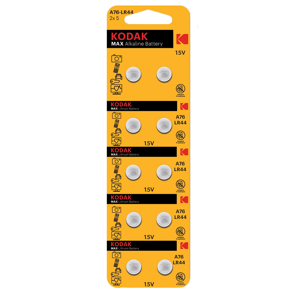Батарейка Kodak Мax (Б0044718) таблетка AG13 1,55 В (10 шт.)