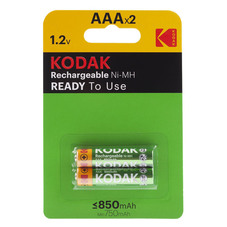 Аккумулятор Kodak (Б0009360) ААА мизинчиковый LR03 1,2 В Ni-Cd (2 шт.)