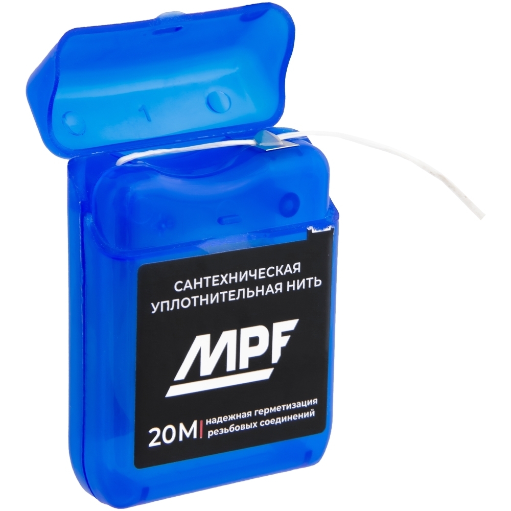 Нить для герметизации резьбы MPF полиамид 20 м нить для герметизации резьбы mpf 50 м