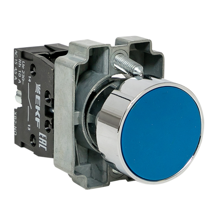 

Кнопка EKF PROxima BA61 230 В IP40 металлическая синяя (xb2-ba61)
