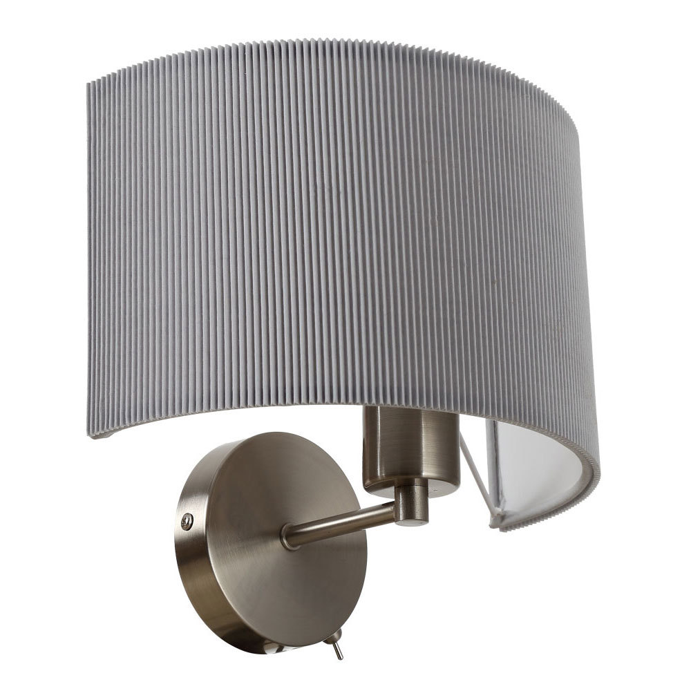 Бра Arte Lamp Mallorca E27 40 Вт 220 В серебро IP21 (A1021AP-1SS) бра arte lamp a1021ap 1ss