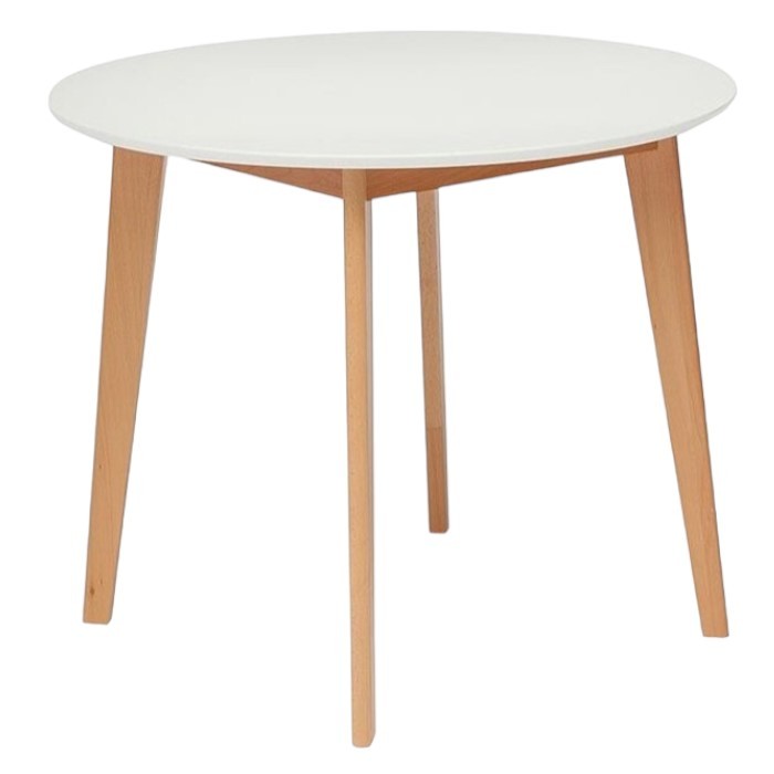 Стол кухонный круглый d0,9 м белый Bosco (10468) стол кухонный круглый d0 8 м белый бук table 15363