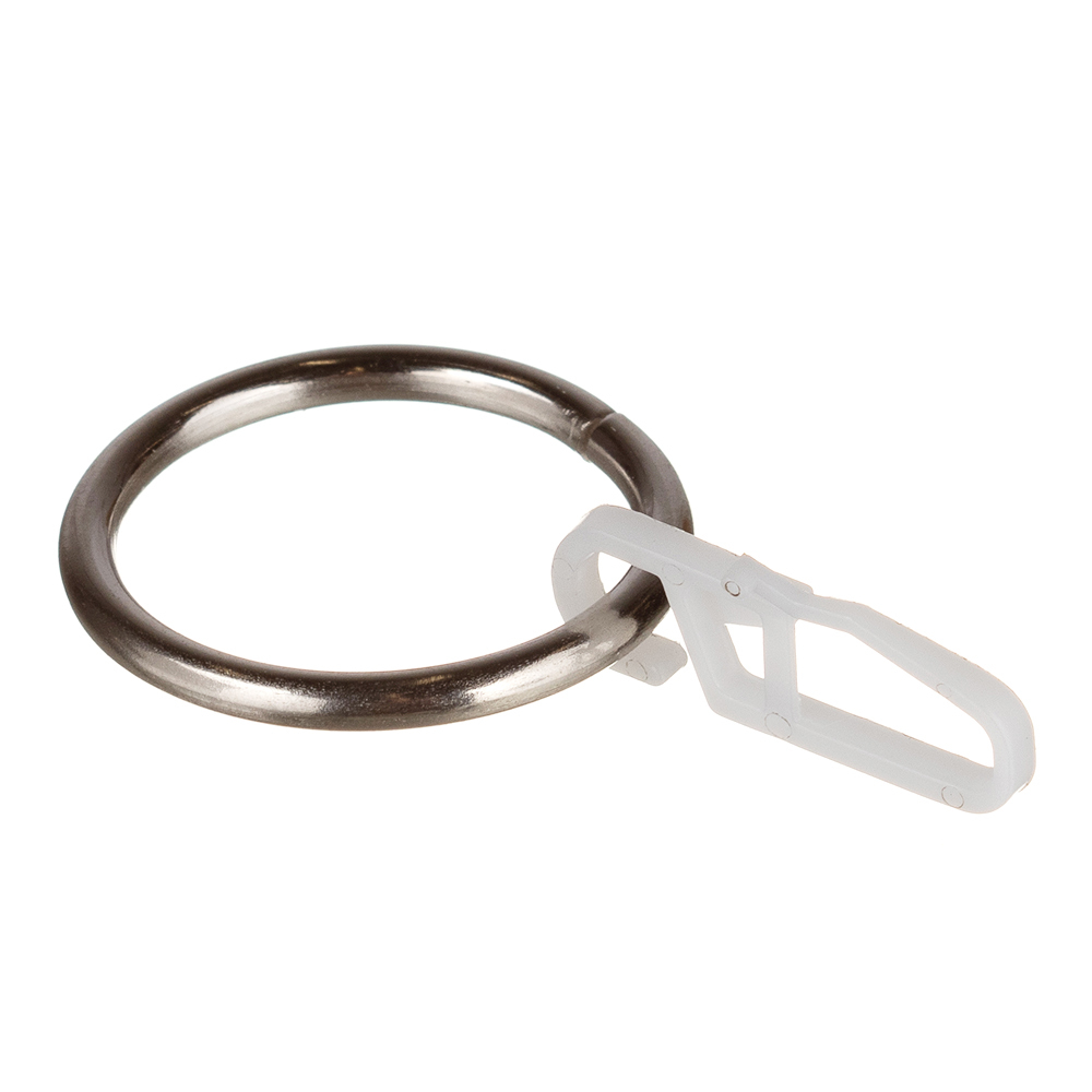 Кольцо с крючком d 20 мм сталь 10 шт. кольцо