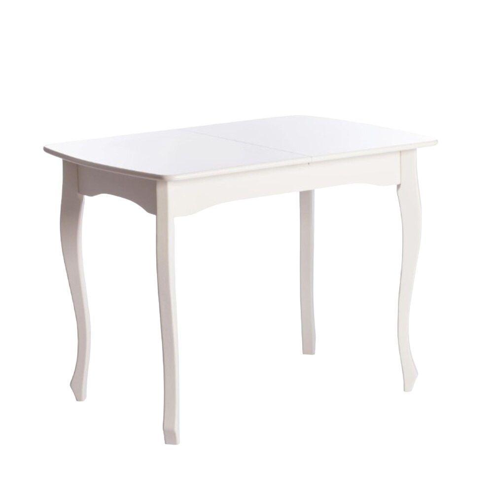 Стол кухонный раздвижной прямоугольный 1х0,7 м белый Caterina provence (19129) стол кухонный раздвижной прямоугольный 1х0 7 м белый caterina