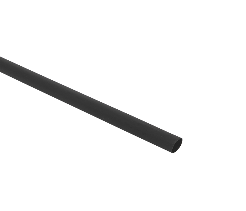 фото Трубка термоусадочная ekf proxima тутк 6/1,5 мм 1 м черная (10 шт.)