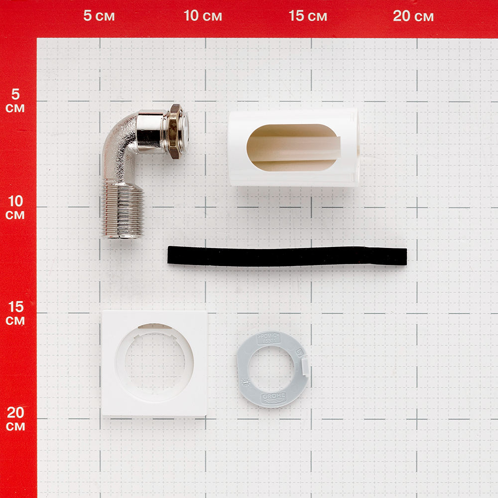 Подключение шланга Grohe Rainshower без держателя латунь белое (27076LS0) Вид№4