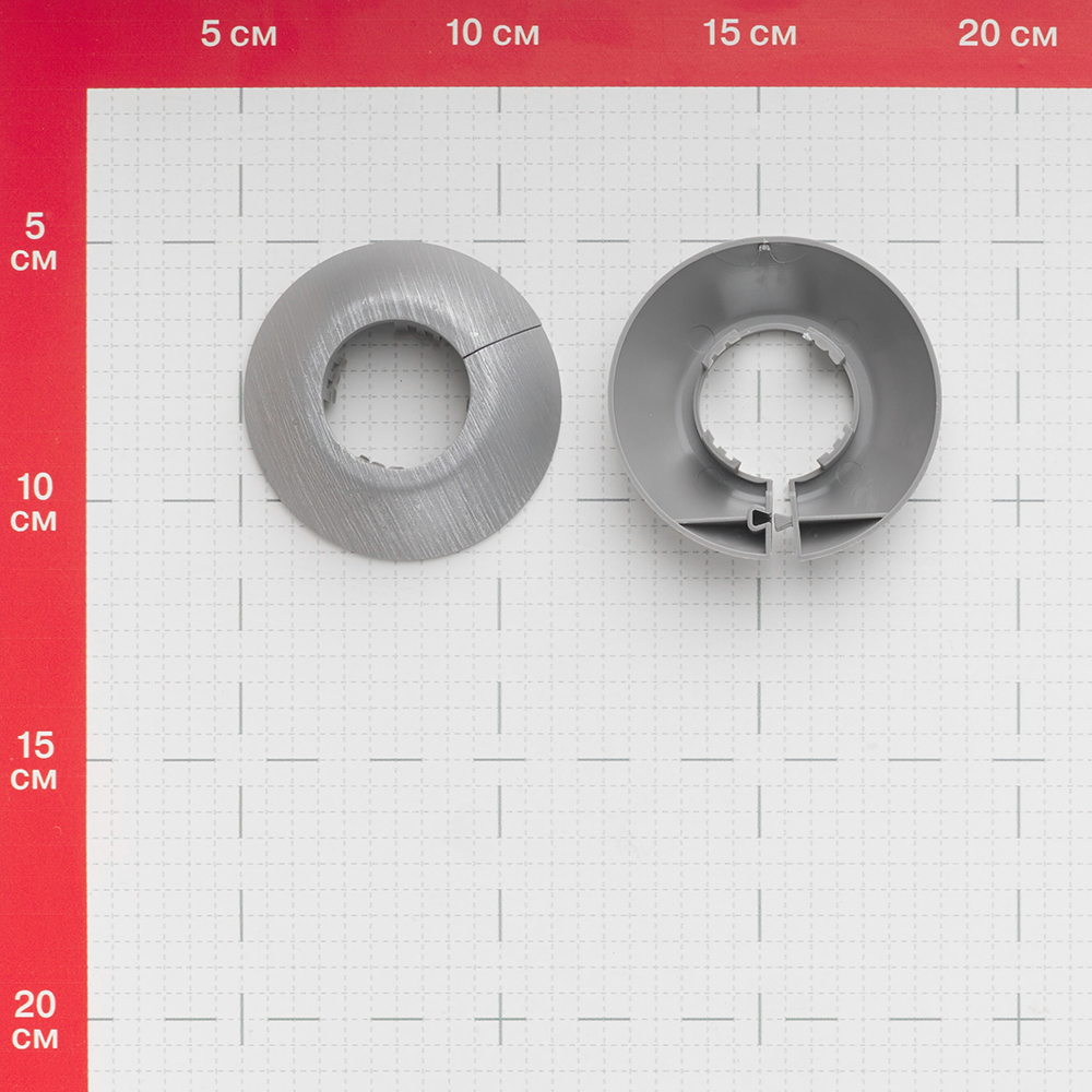 Обвод для труб ПВХ декоративный 28 мм меркурий (2 шт.) Вид№2