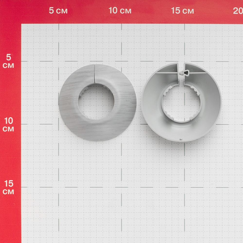 Обвод для труб ПВХ декоративный 28 мм аустер (2 шт.) Вид№2