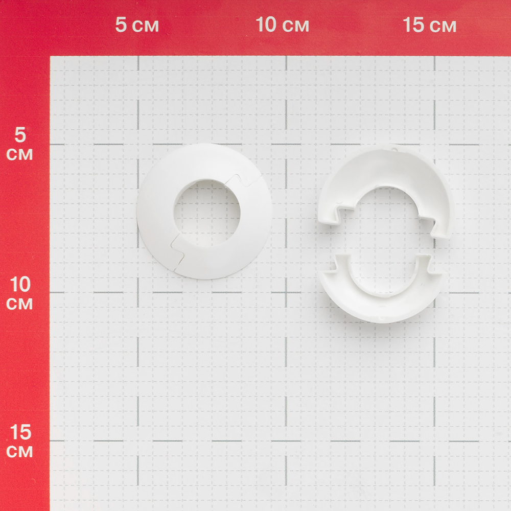 Обвод для труб ПВХ декоративный Salag Lima 23 мм белый (2 шт.) Вид№3