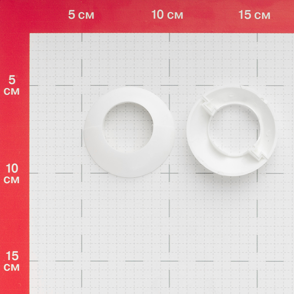 Обвод для труб ПВХ декоративный Salag Lima 29 мм белый (2 шт.) Вид№3