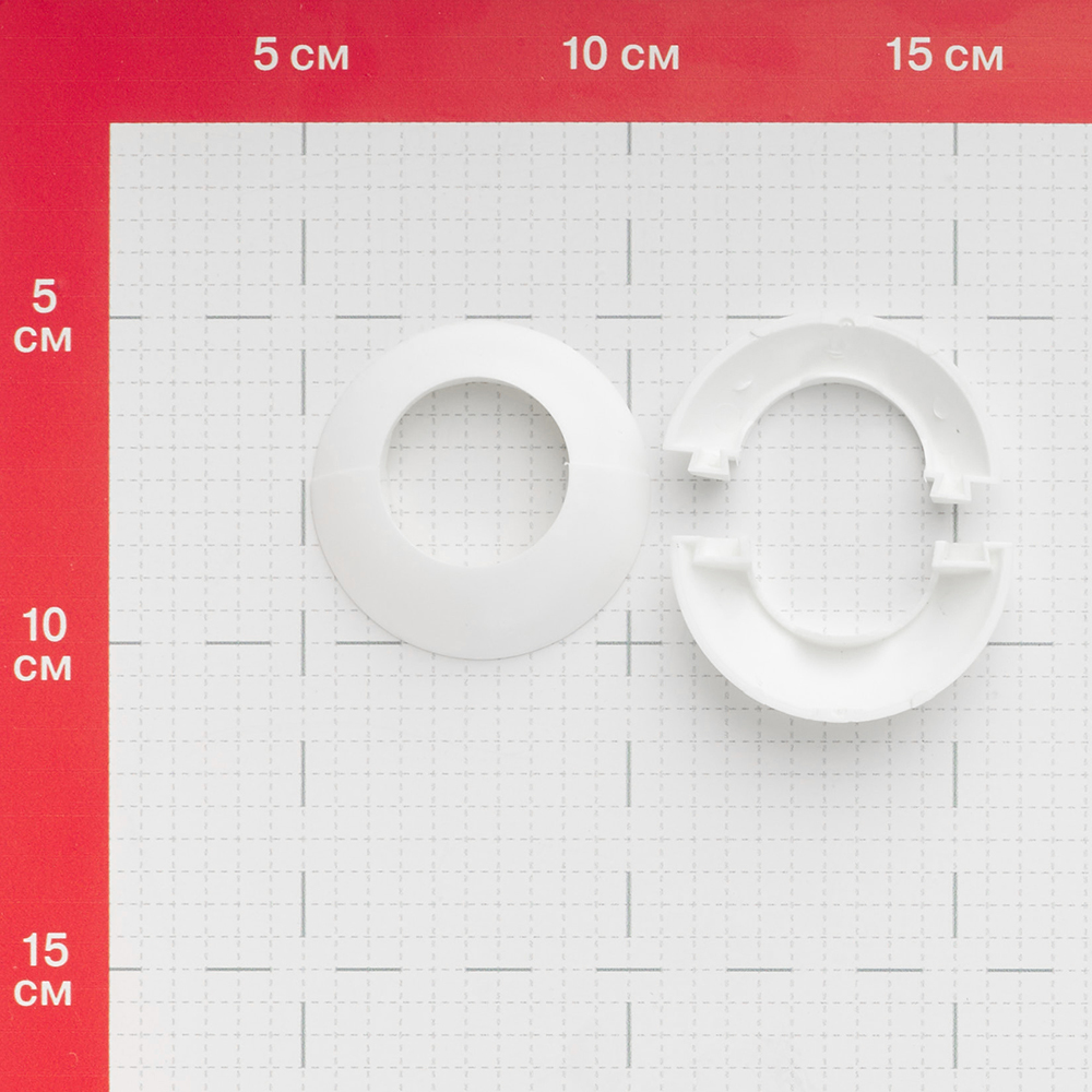Обвод для труб ПВХ декоративный Salag Lima 29 мм белый (2 шт.) Вид№4