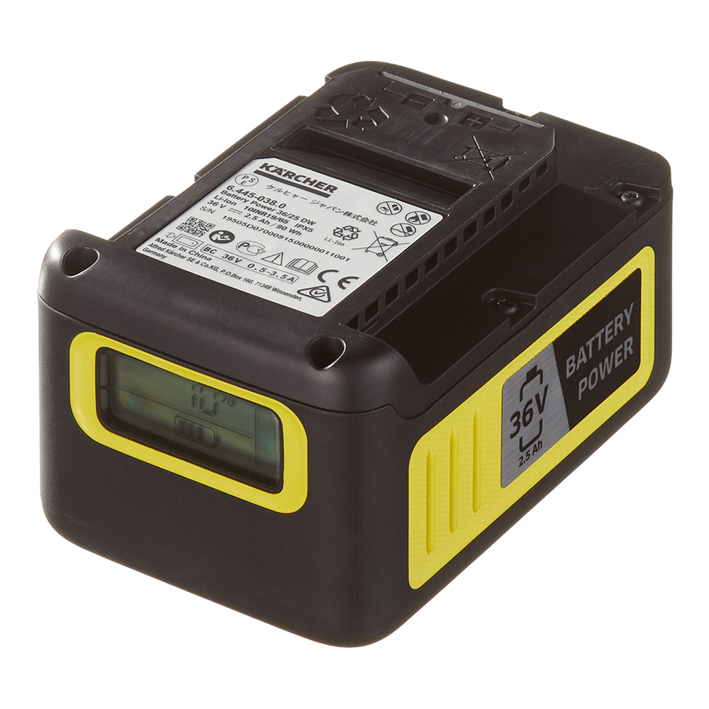 Аккумулятор Karcher Battery Power 36В 2,5Ач Li-Ion (2.445-030.0) аккумулятор a31n1601 для asus f541ua r541ua r541uj r541uv x541sa x541sc x541u x541s x541u x541ua x541uv a31lp4q 10 8 в 36 втч