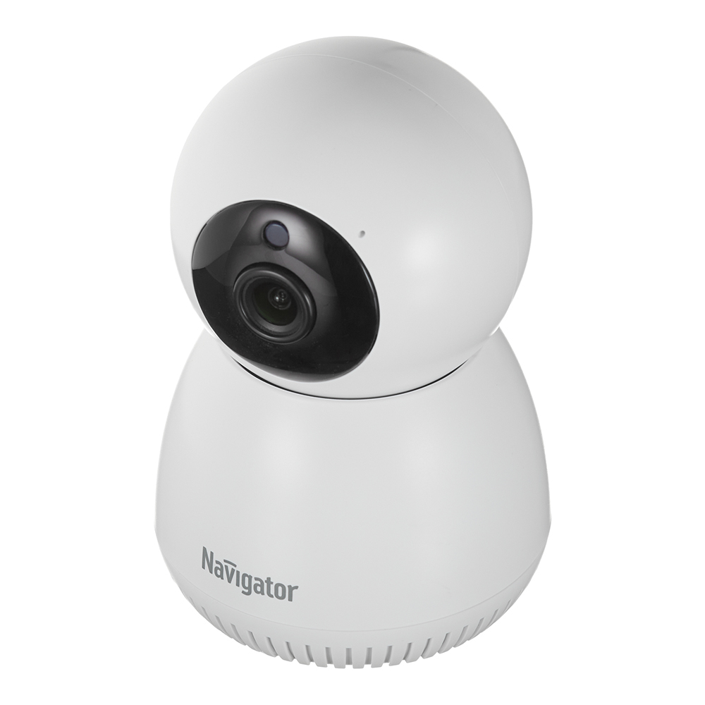 Умная камера видеонаблюдения Navigator Smart Home NSH-CAM-01-IP20 белая умная камера видеонаблюдения navigator nsh cam 08 серая