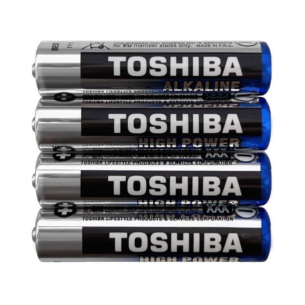 фото Батарейка toshiba high power (lr03gcpsp4) aaa мизинчиковая lr03 1,5 в (4 шт.)