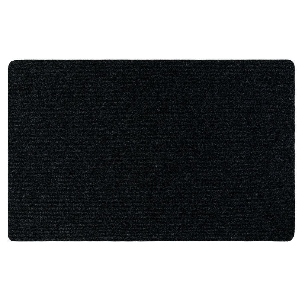Коврик грязезащитный ФлорТ латекс Офис 40х60 см черный коврик придверный фотопринт кеды на камнях 400х600
