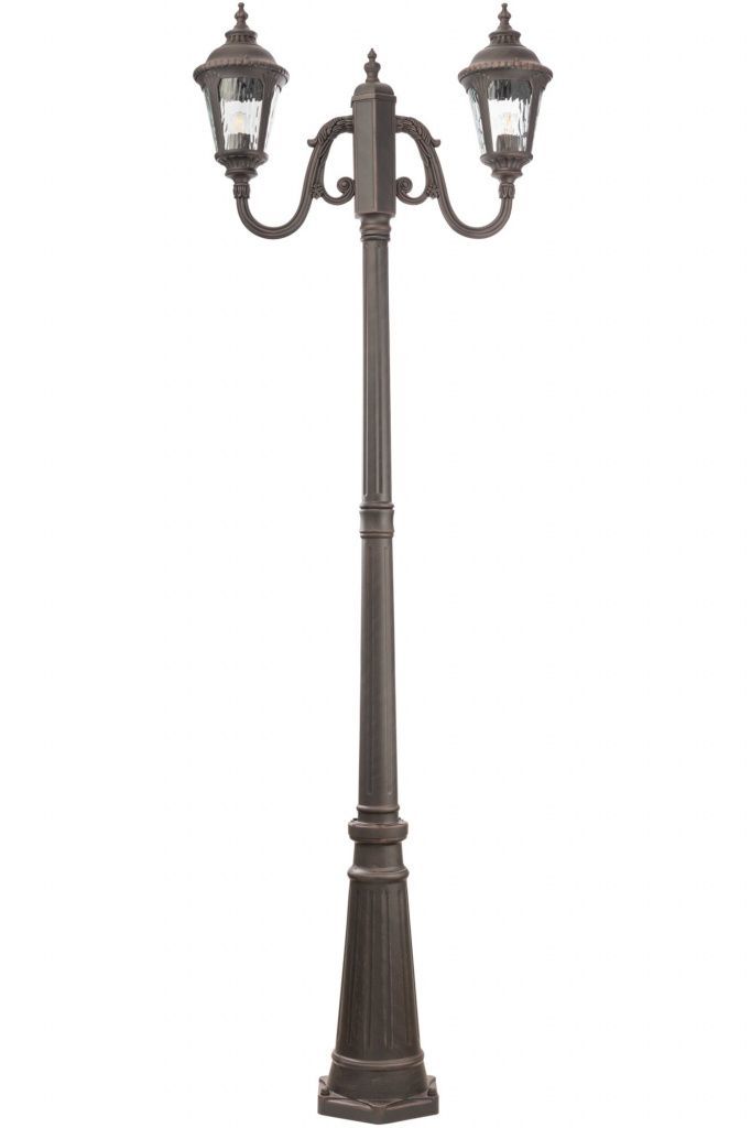 Светильник садово-парковый Outdoor Goiri бронза антик 2100 мм Е27 120 Вт IP44 (O028FL-03BZ)