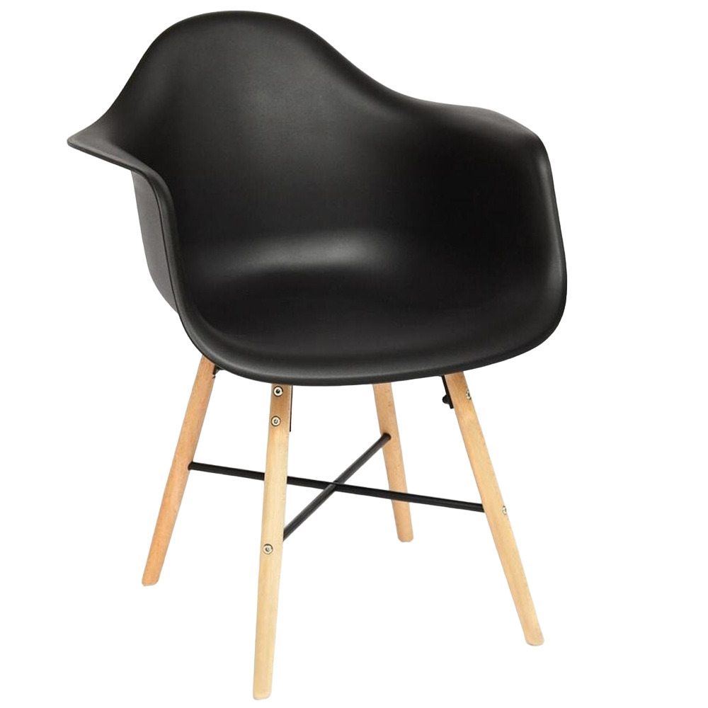 Стул-кресло Cindy черное (19050) стул cindy iron серый 15353