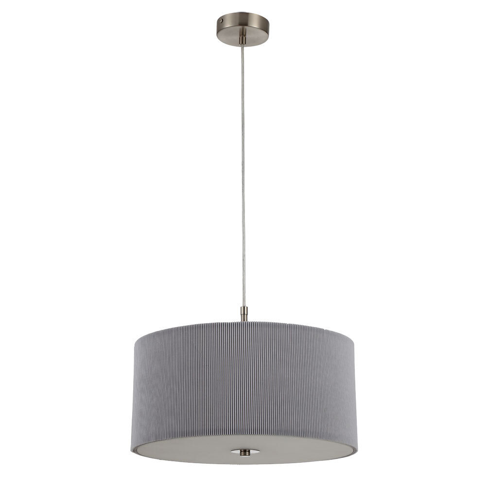 фото Светильник подвесной arte lamp mallorca e27 40 вт 220 в серебро ip20 390х390х260 мм (a1021sp-3ss)