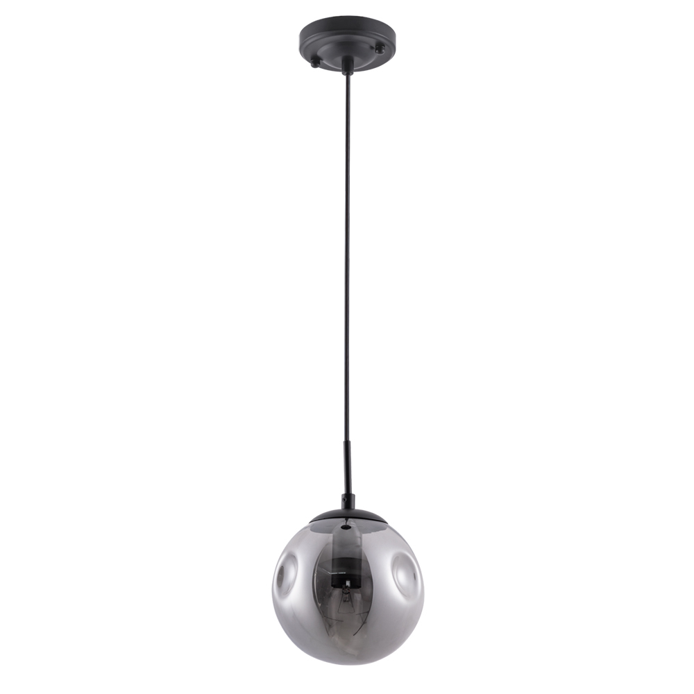 фото Светильник подвесной arte lamp tureis e14 60 вт 220 в черный ip20 150х150х230 мм (a9915sp-1bk)