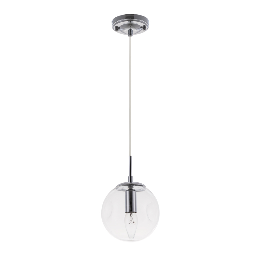 фото Светильник подвесной arte lamp tureis e14 60 вт 220 в хром ip20 150х150х230 мм (a9915sp-1cc)