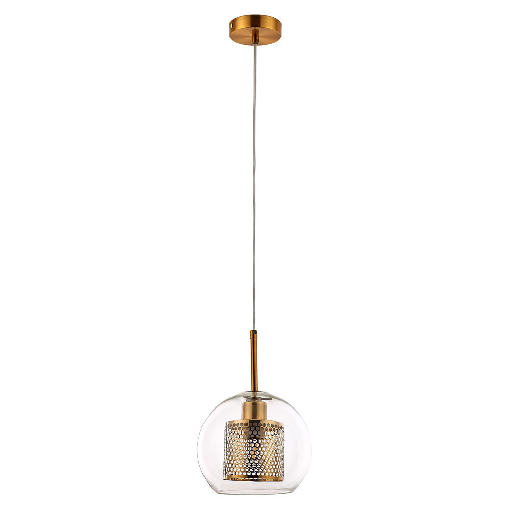 Светильник подвесной Arte Lamp Manchester E27 60 Вт 3 кв.м бронза IP20 (A7620SP-1AB)