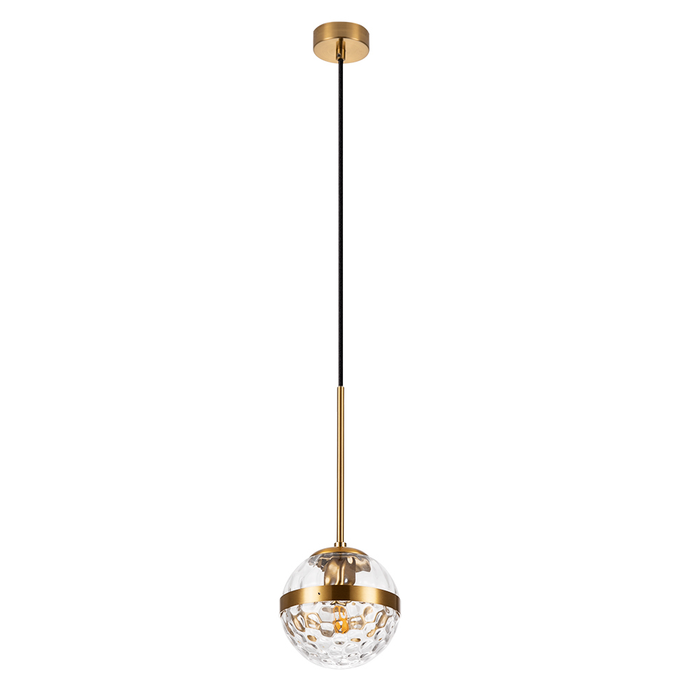 Светильник подвесной Arte Lamp Delacrua E14 40 Вт 2 кв.м золото IP20 (A7770SP-1PB)