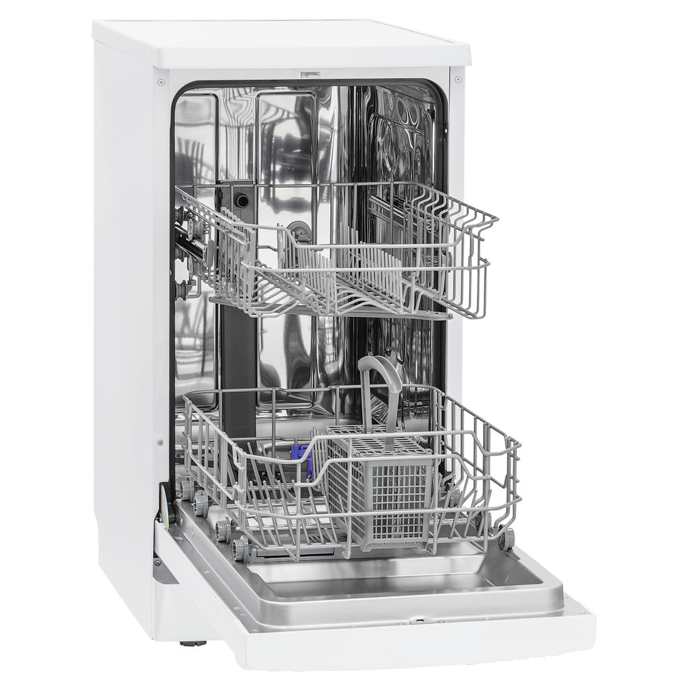 Посудомоечная машина отдельностоящая Krona Riva FS WH 45 см белая (00026384) посудомоечная машина krona riva 45 wh класс а 9 комплектов 6 программ белая
