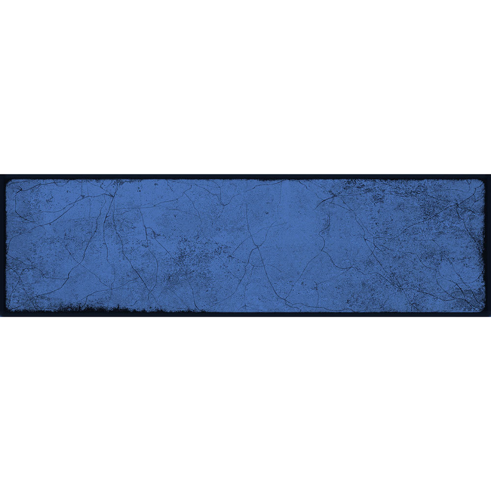 фото Плитка облицовочная керамин брайт синяя 275x77x8 мм (26 шт.=0,554 кв.м)