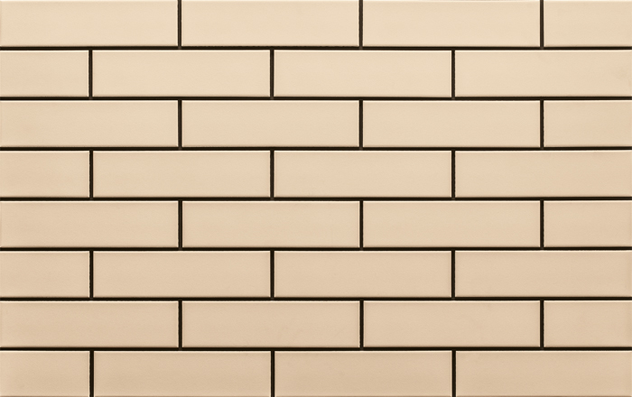 Клинкерная плитка для фасада Elewacja gladka 245х65х6,5 мм кремовая (32 шт.=0,5 кв.м) 