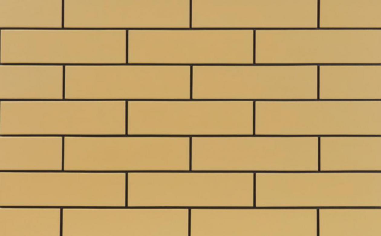 Клинкерная плитка для фасада Elewacja gladka 245х65х6,5 мм песочная (32 шт.=0,5 кв.м)