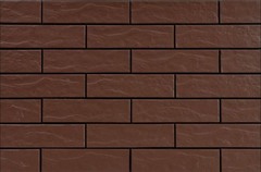 Плитка фасадная Elewacja rustiko 245х65х6,5 мм коричневая (0,5 кв.м)