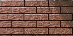 Плитка фасадная Elewacja rustiko 245х65х6,5 мм красная (0,5 кв.м)