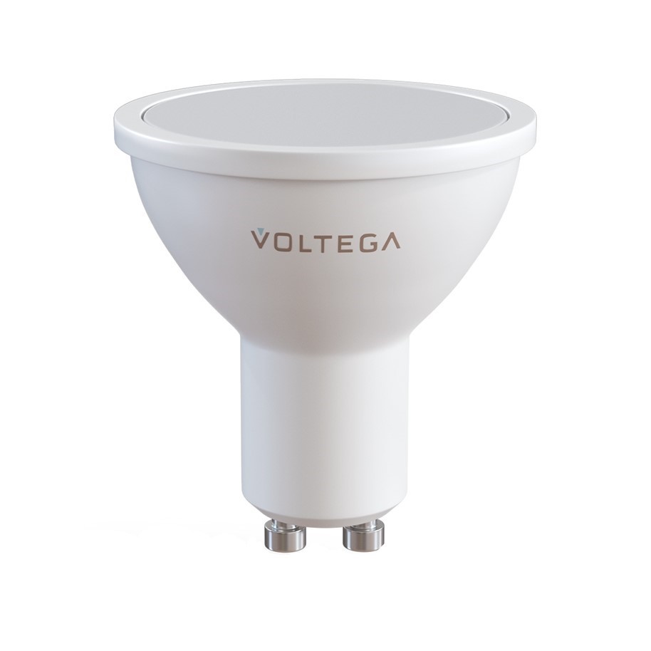 Лампа светодиодная Voltega GU10 2800К 6 Вт 600 Лм 260 В рефлектор матовая диммируемая